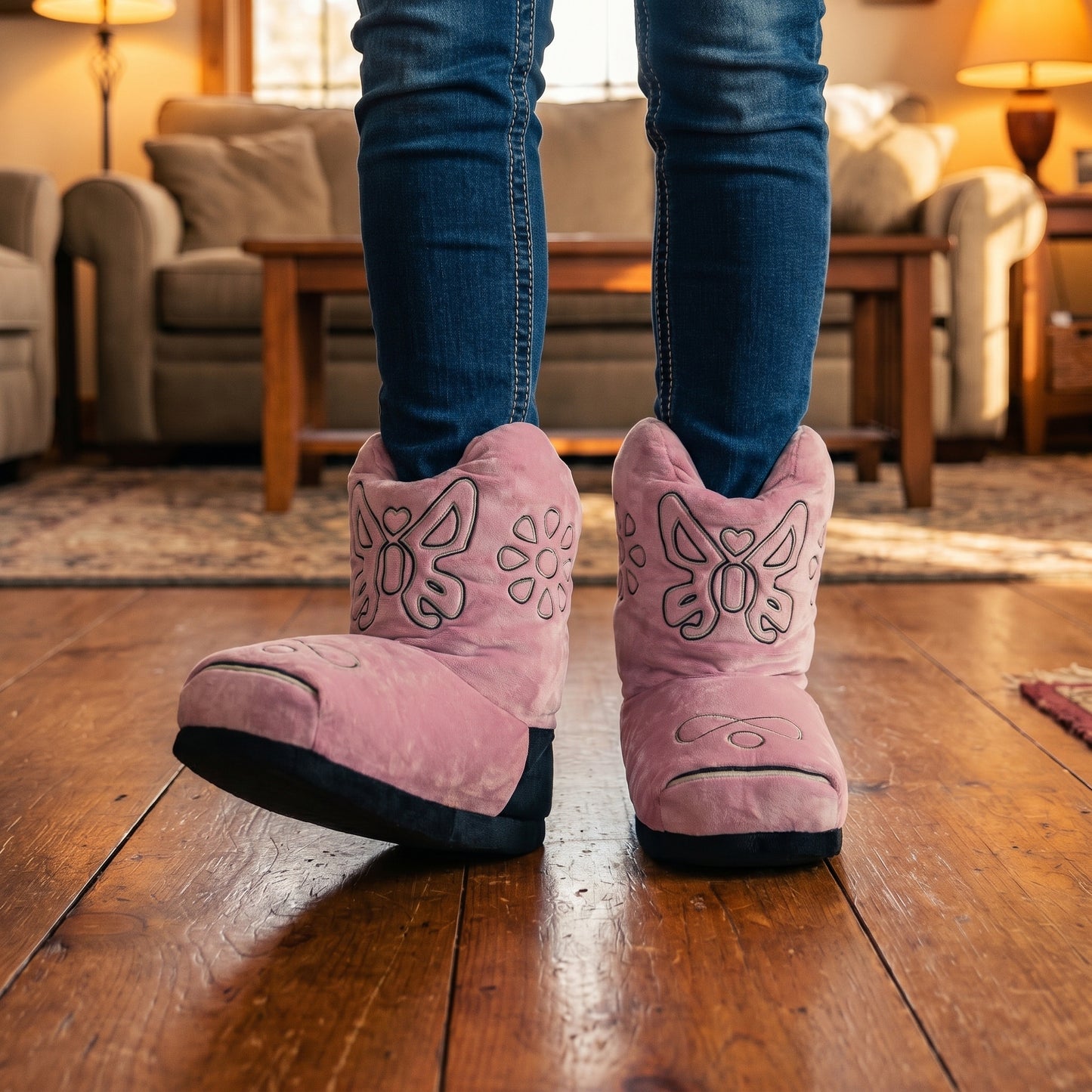 Western Slides™ Boot Slippers